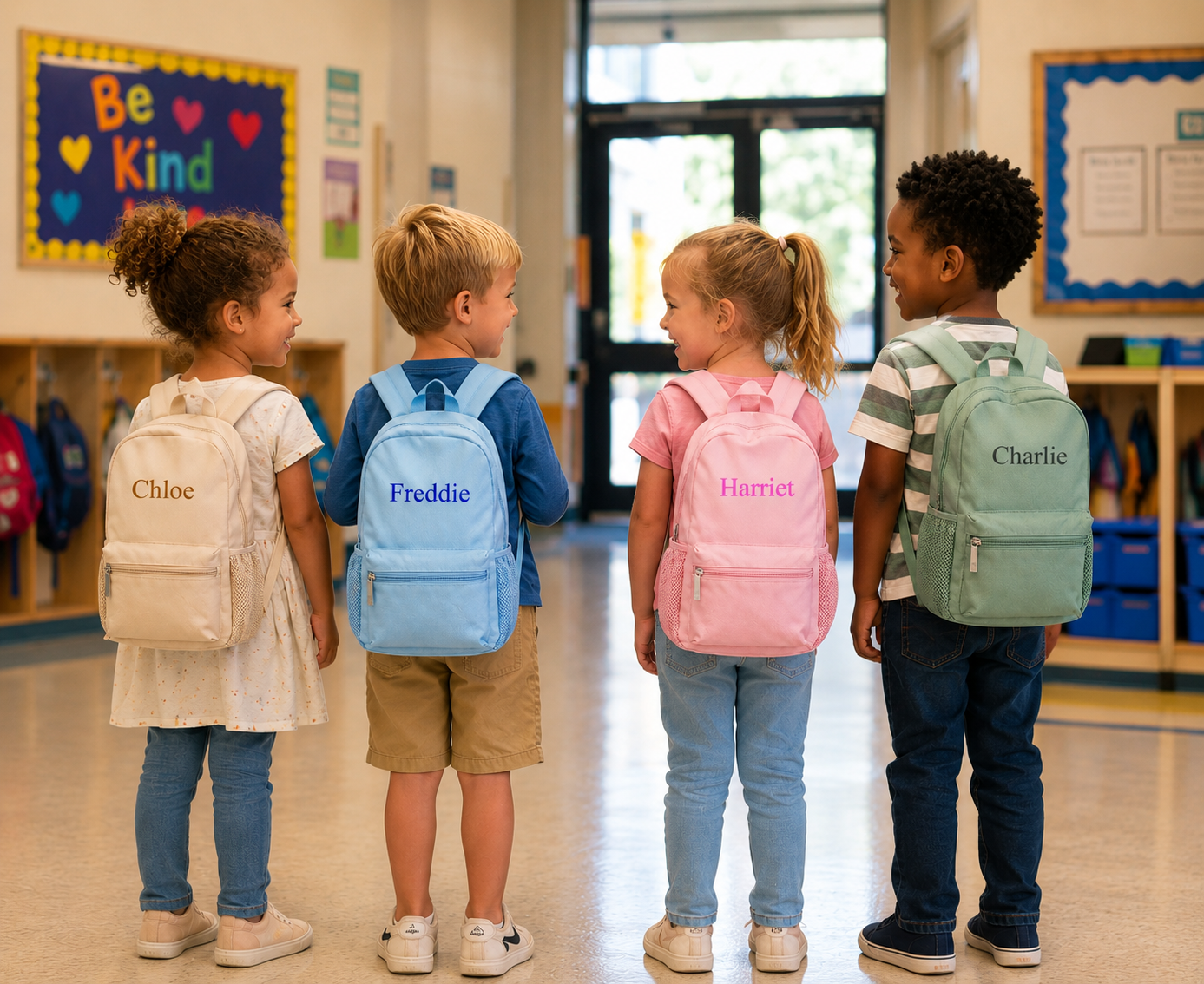Personalised kids nursery / school backpack - Name