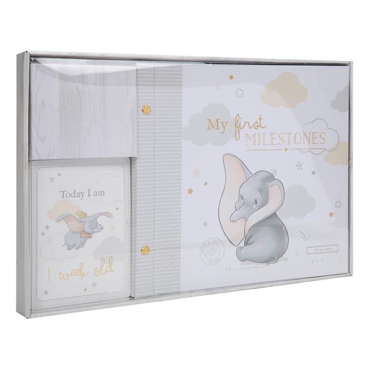 Disney Magical Beginnings Album & Milestones Card Set Dumbo