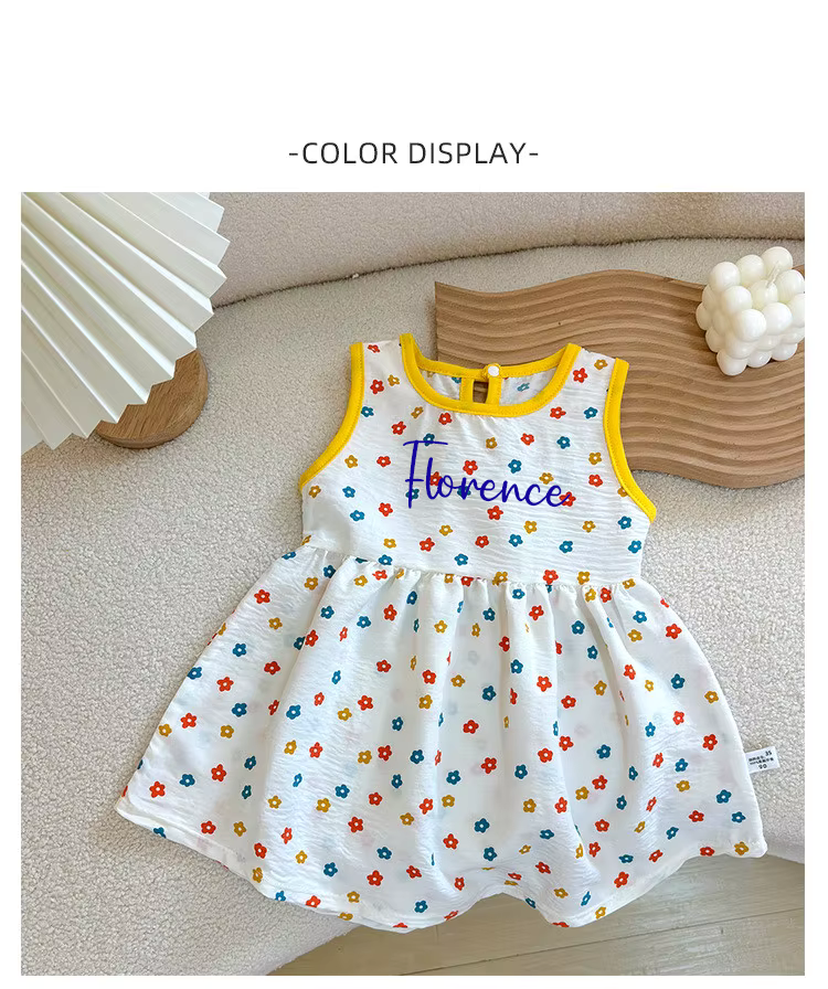 Patterned personalised childrens summer dress - various designs