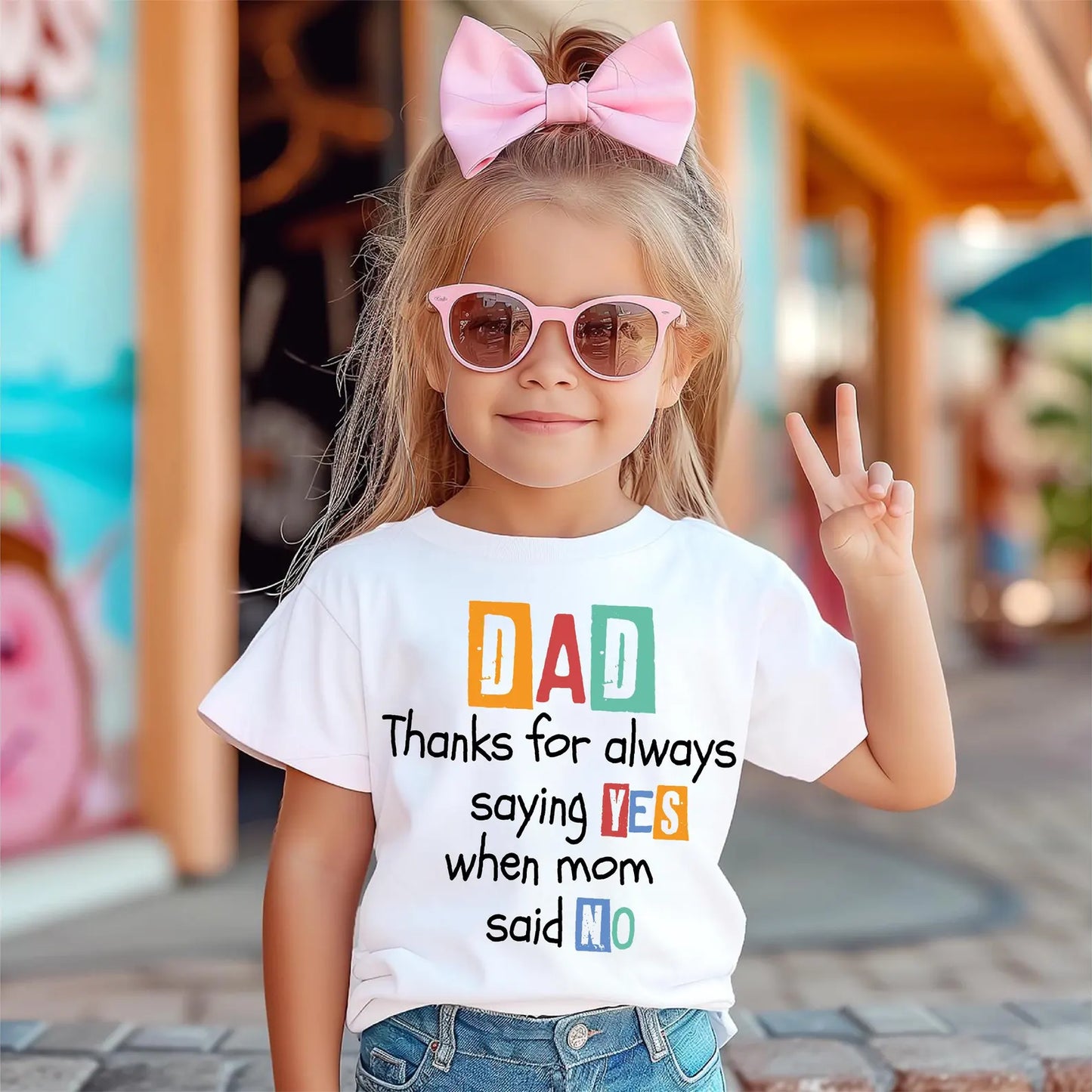 Thanks For saying yes Kids slogan T-Shirt