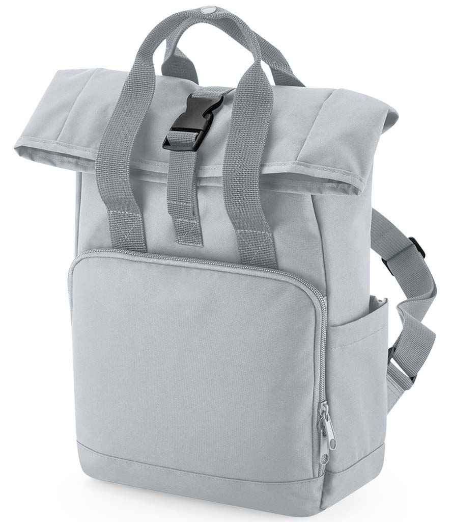Mini Flyer personalised Mini Twin Handle Roll-Top Backpack pink design