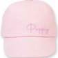 Toddler personalised elasticated cap - choose your colour