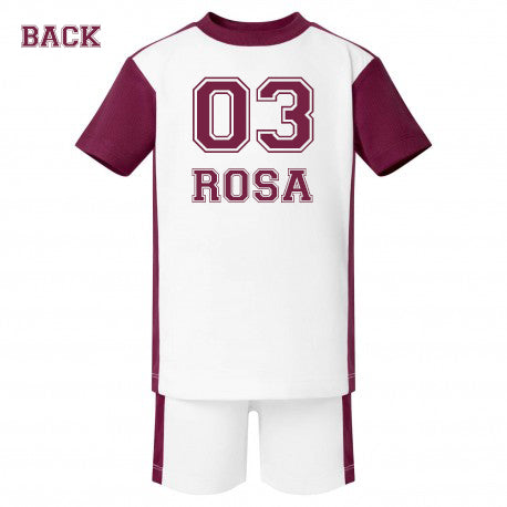Kids personalised Sports short & T-shirt set