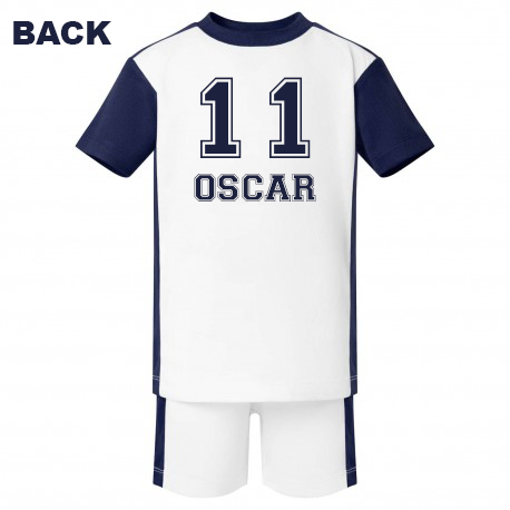 Kids personalised Sports short & T-shirt set
