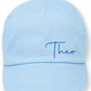 Toddler personalised elasticated cap - choose your colour