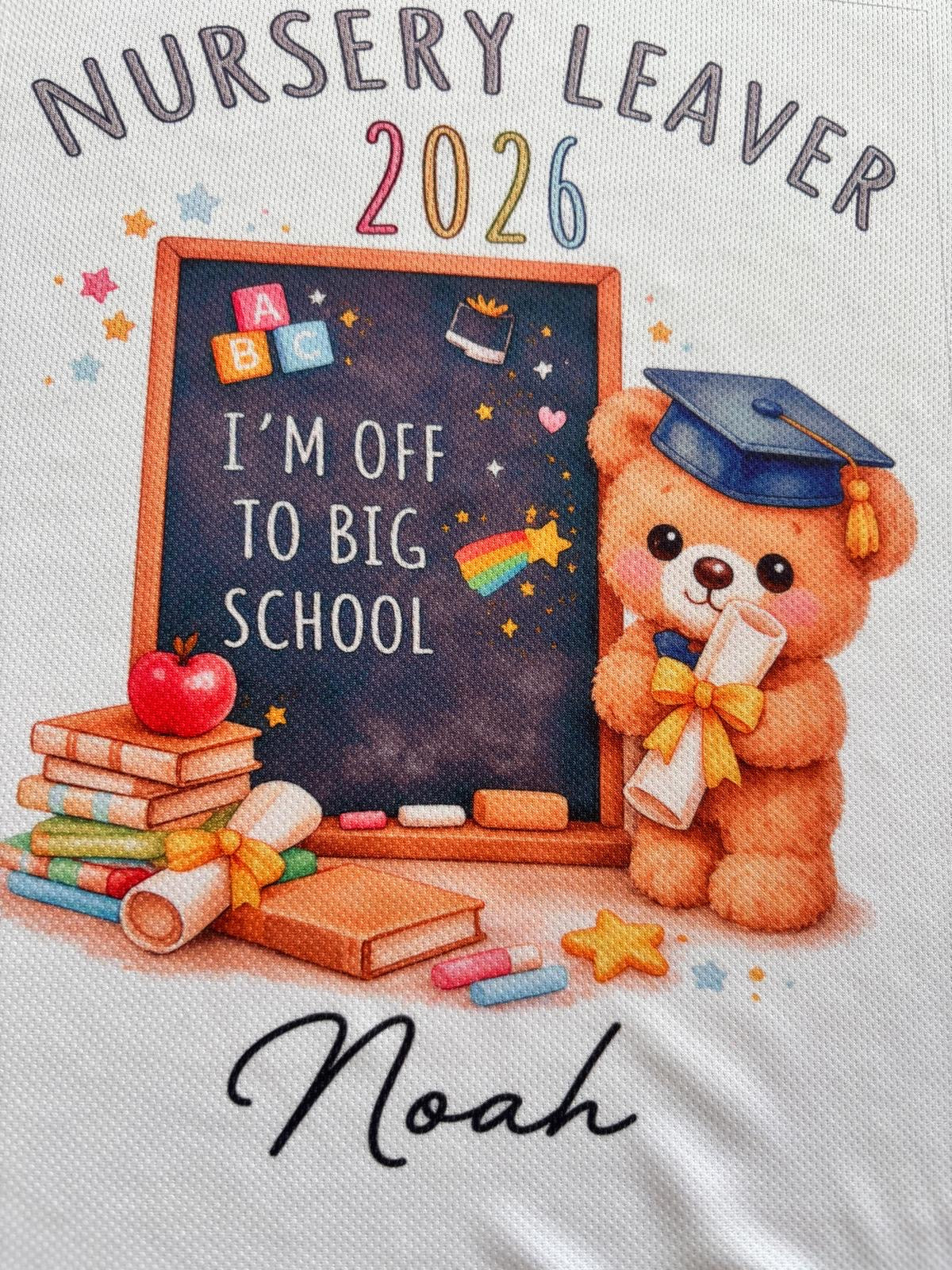 Nursery Graduate Personalised childs T-Shirt Off to big school