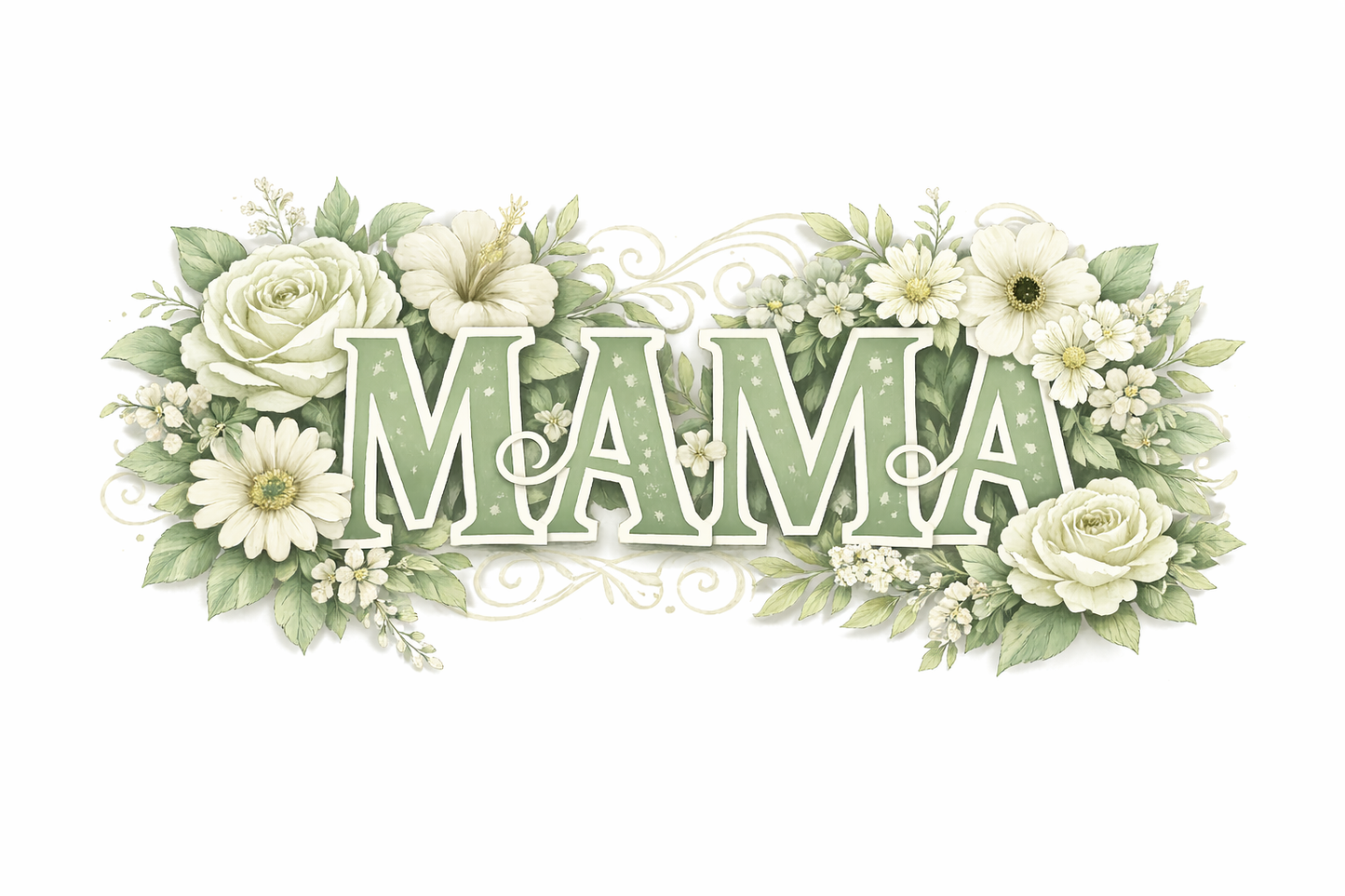 Adults personalised t-shirt Mama, Granny