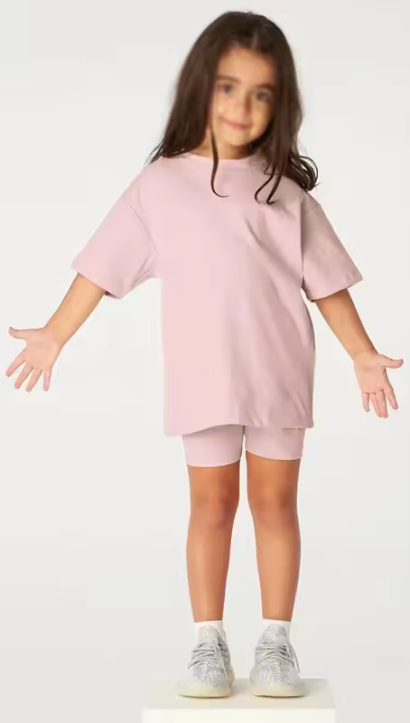 D3 Kids Personalised Cycle short summer t-shirt set