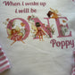 Fairy's When I Wake Up Personalised pink stripe Birthday Pyjamas Pjs