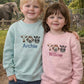 Safari animal personalised kids jumper - various colours