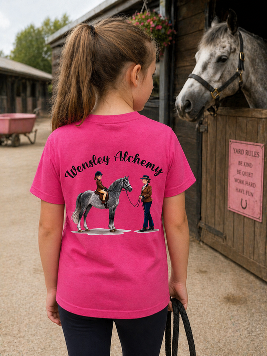 Personalised Equestrian Photo T-Shirt – Childrens
