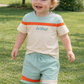 Colourblock Personalised Sorts & T-Shirt set - Various colour sets available