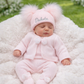 Pink Pom Pom Knitted Set