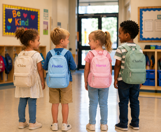 Personalised kids nursery / school backpack - Name