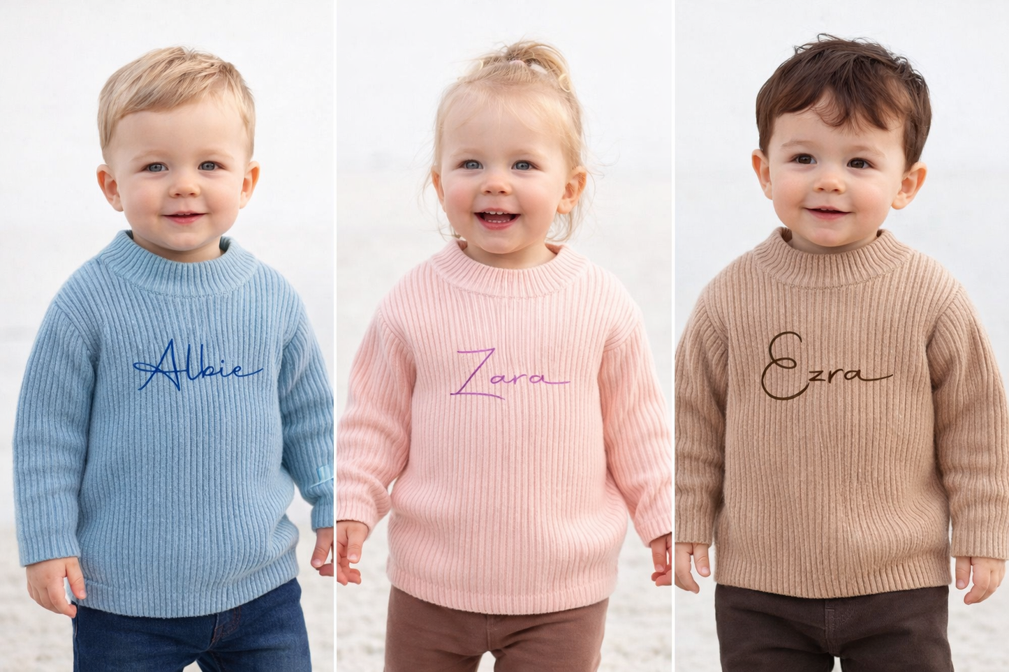 Kids Knitted personalised sweater