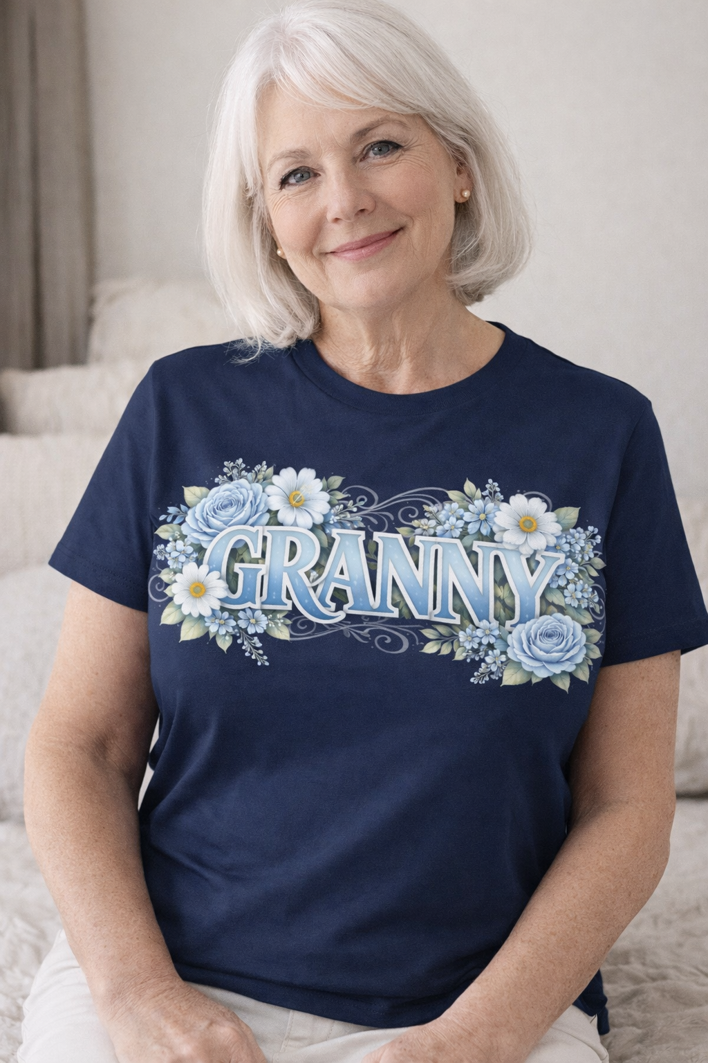 Adults personalised t-shirt Mama, Granny