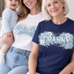 Adults personalised t-shirt Mama, Granny
