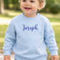 Kids personalised embroidered name sweater
