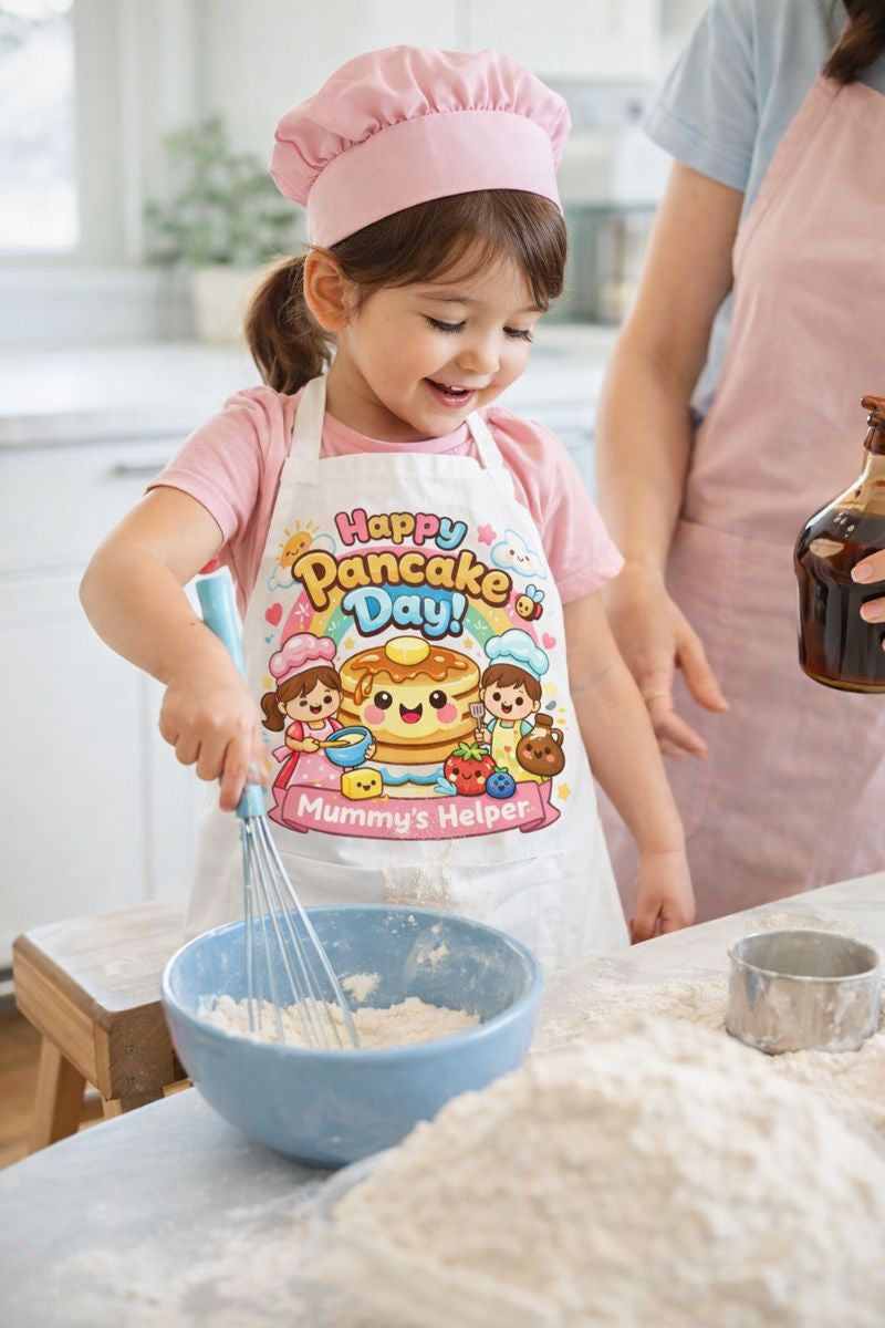 Pancake Day Personalised toddler apron