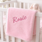 The Belmont Baby Blanket Pink