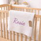 The Hampton Baby Cellular Blanket White