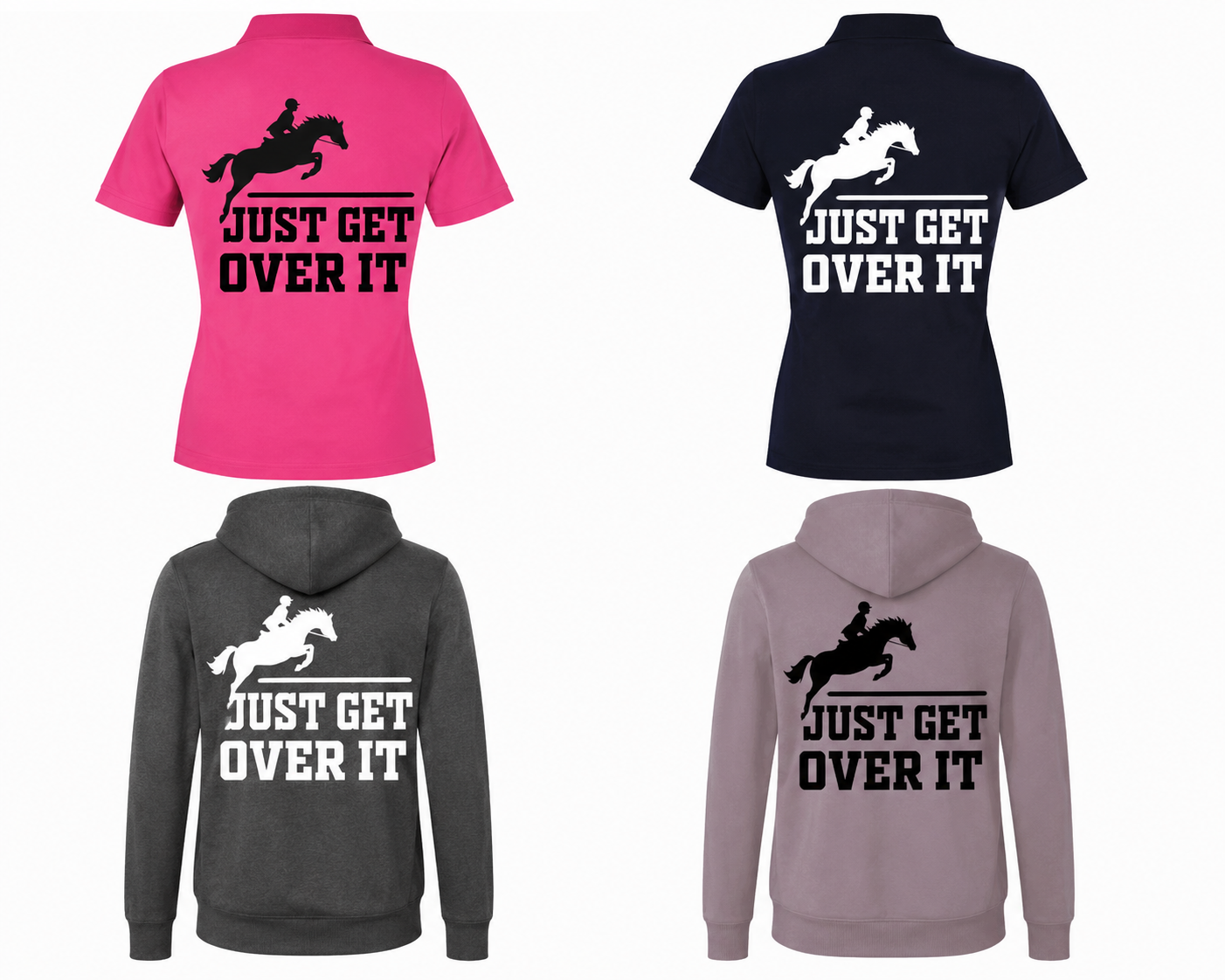 Equestrian Slogan Hoodie