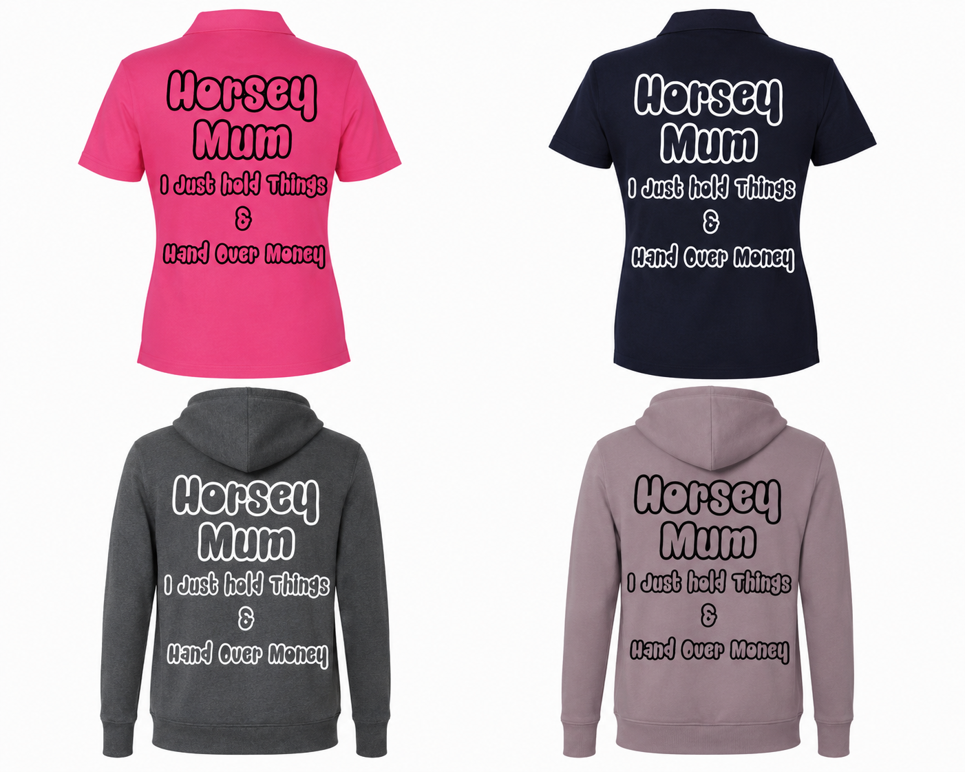 Equestrian Slogan Hoodie