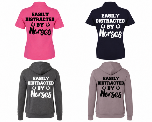 Equestrian Slogan Hoodie