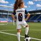 Sports short & T-shirt personalised kids character set