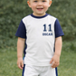 Kids personalised Sports short & T-shirt set