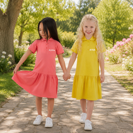Polo Dress personalised name design