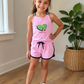 Summer Strap top & Short personalised embroidered watermelon Kids Set