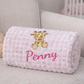 The Kenton baby Blanket Giraffe Design & Name - Various Colours