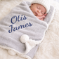 Huxley Baby Blanket Grey
