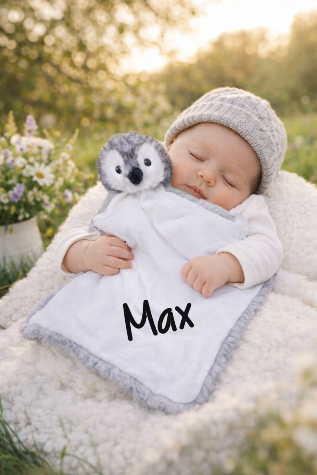 Baby Penguin Cubbies Comforter