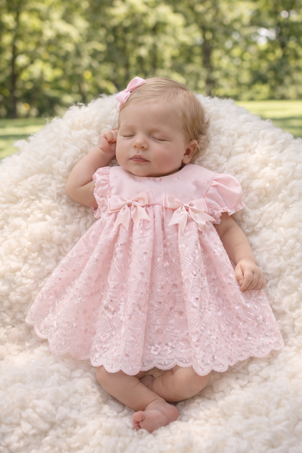 Baby Girls Spanish Sun Dress - Pink