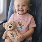 First Time Flyer personalised t-shirt Beige design - various colour tops