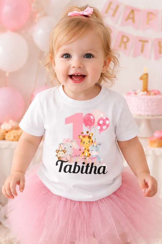 Personalised 1st birthday T-Shirt