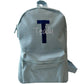 Initial and name design children's Backpack personalised