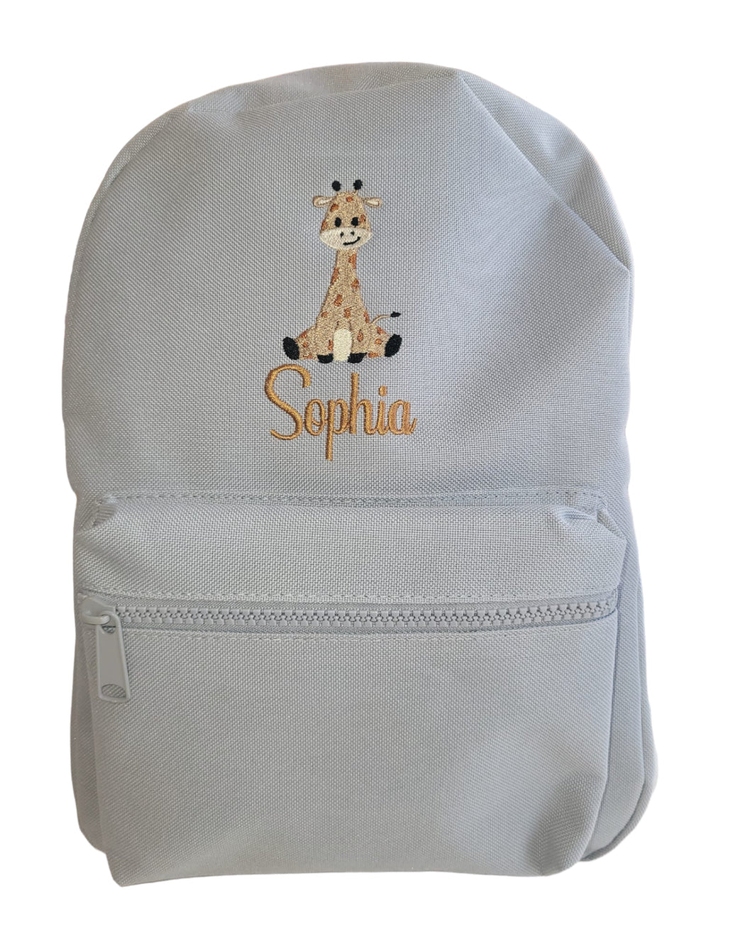 Giraffe design personalised children's backpack