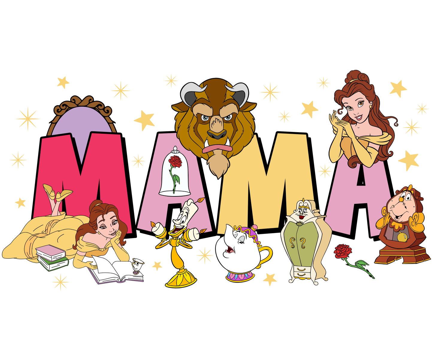 Adults MAMA Personalised short sleeve t-shirt