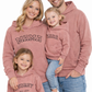 Adults Varsity Mama Daddy personalised hoodie