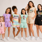 Disney personalised flutter sleeve top & short set