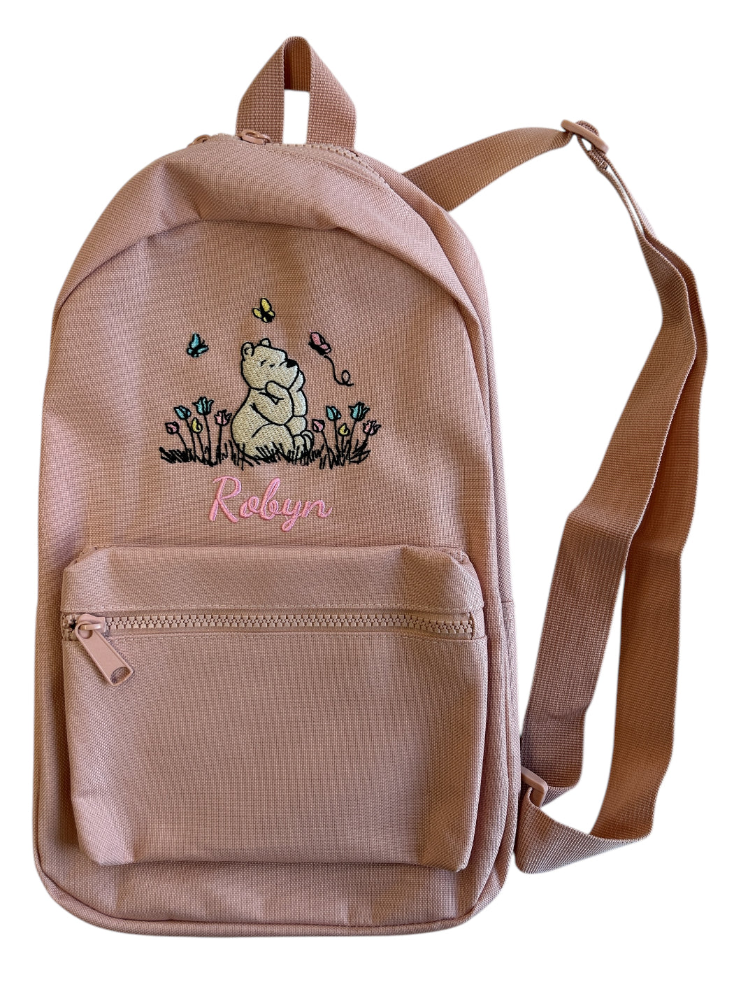 Winnie The pooh personalised children's backpack