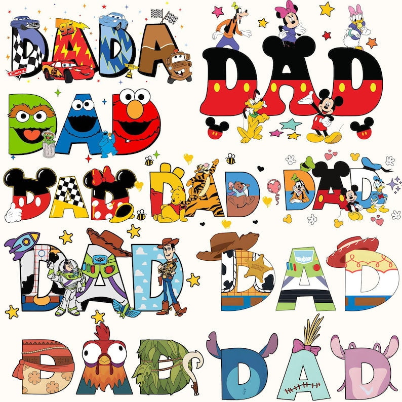 Dad Fathers Day personalised Adults Hoodie - Various Designs