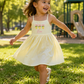 Cherry Kids personalised strappy summer dress
