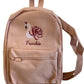 Personalised children's backpack Rose Swan design
