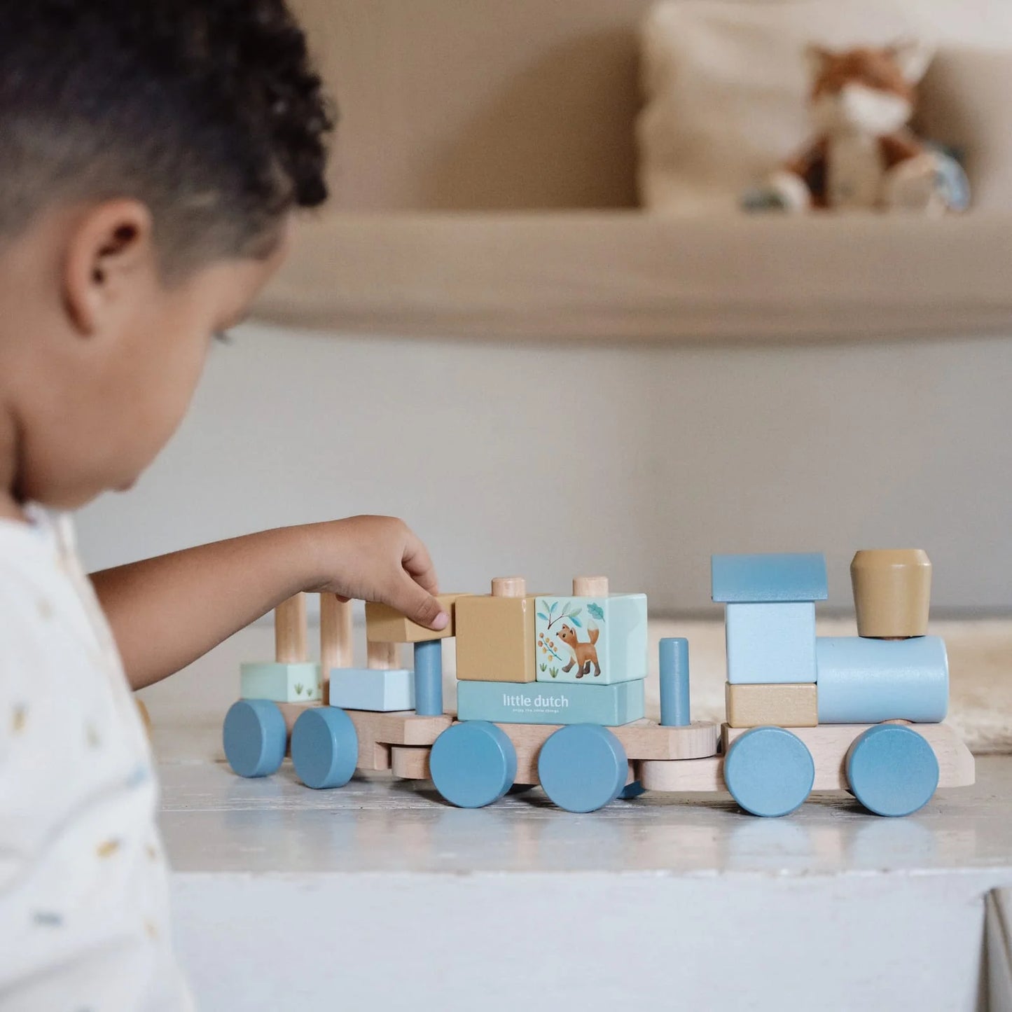 Stacking Train Forest Friends by Little Dutch