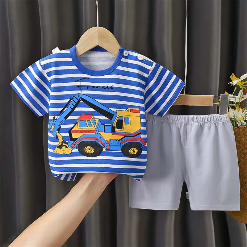 Summer Personalised kids Short & T-Shirt Set