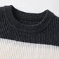 Boys Stripe Knitted personalised kids sweater